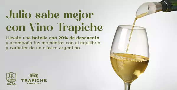 Noticia - En julio, vino Trapiche