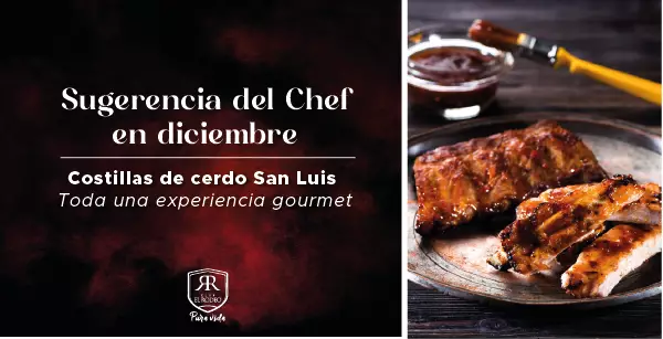 Noticia - Sugerencia del chef en diciembre