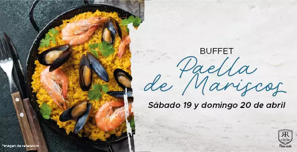 Noticia - Buffet de fin de semana: paella de mariscos