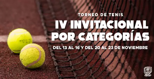 Noticia - TORNEO DE TENIS: IV INVITACIONAL POR CATEGORÍAS