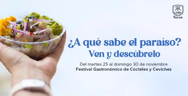 Noticia - Festival Gastronómico de Cócteles y Ceviches